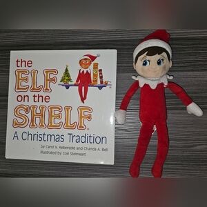 Elf On The Shelf With Book